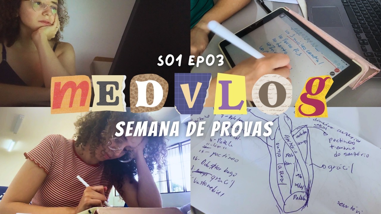 MED VLOG | Minha primeira semana de provas em Medicina em uma universidade federal [S01 EP03]