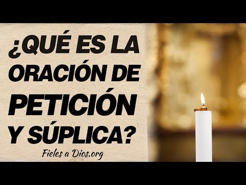 Video: ¿Qué significa súplica?