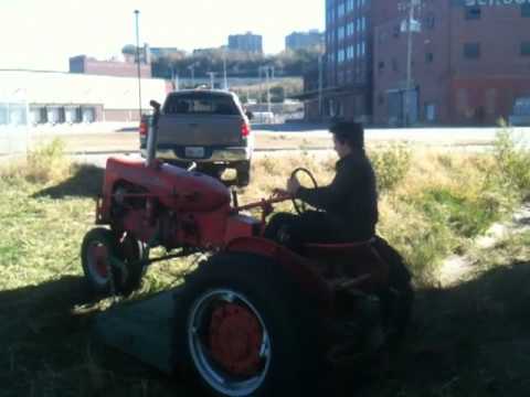 Trey Bryan on the TAD tractor