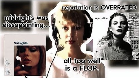 My Least Favourite Taylor Swift Song From Each Album!