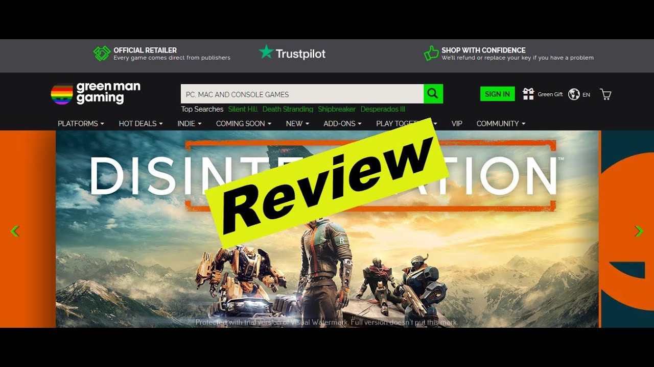 Green Man Gaming Review | Real User Reviews of Greenmangaming.com