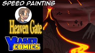 Ancient Earth Hellscape - Heaven Gate - Speed Painting