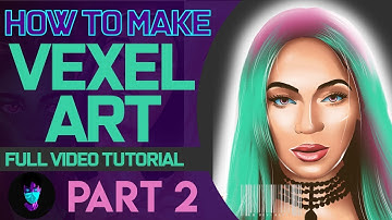 HOW TO MAKE VEXEL ART IN AUTODESK SKETCHBOOK [PART 2/2]