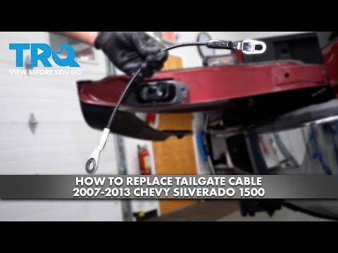 How to Replace Tailgate Cables 2007-2013 Chevy Silverado 1500