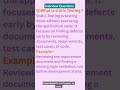 What is Static Testing ❓#shorts #shortvideo #qainterview #softwaretesting