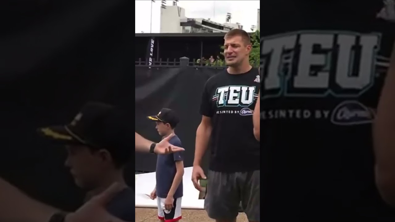 Rob Gronkowski says 'Baby Gronk' is 'awkward. It's too far.'