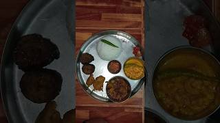 Simple Lunch Thali ?? thalishorts shorts ytshorts youtubeshorts viral