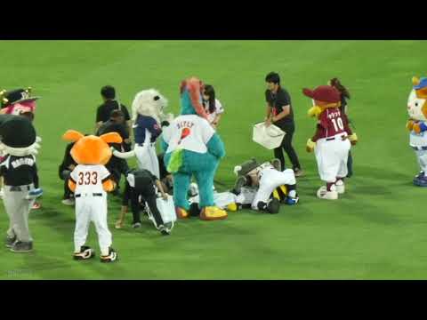 2015.7.18 オールスターゲーム マスコット対決（球入れ勝負）