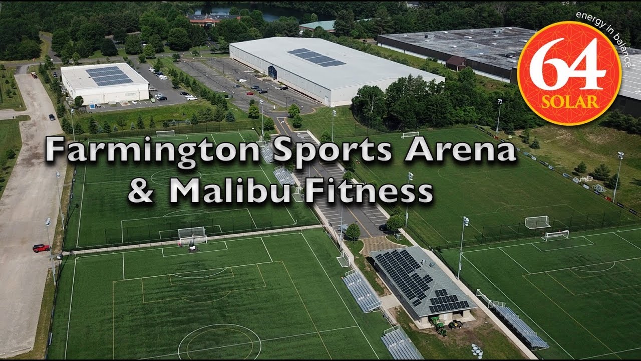 Farmington Sports Arena & Malibu Fitness go solar with 64 Solar YouTube