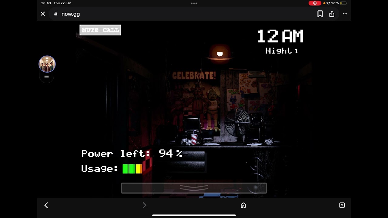 I found a free fnaf game