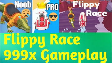 Flippy Race 999x Best Gameplay🔥  | Noob vs Pro vs Hacker vs God | Flippy Race 🥰