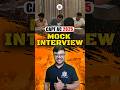 CAPF AC 2025 Mock Interview #capfac #mockinterview #mockinterview