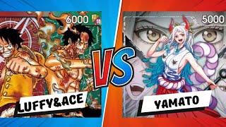 OP16 Store Tournament: R1: Luffy & Ace vs OP16 Yamato: One Piece Trading Card Game