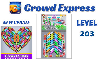 Crowd Express Level 203 Walkthrough 🚦 | Step-by-Step Solution | Go Answer