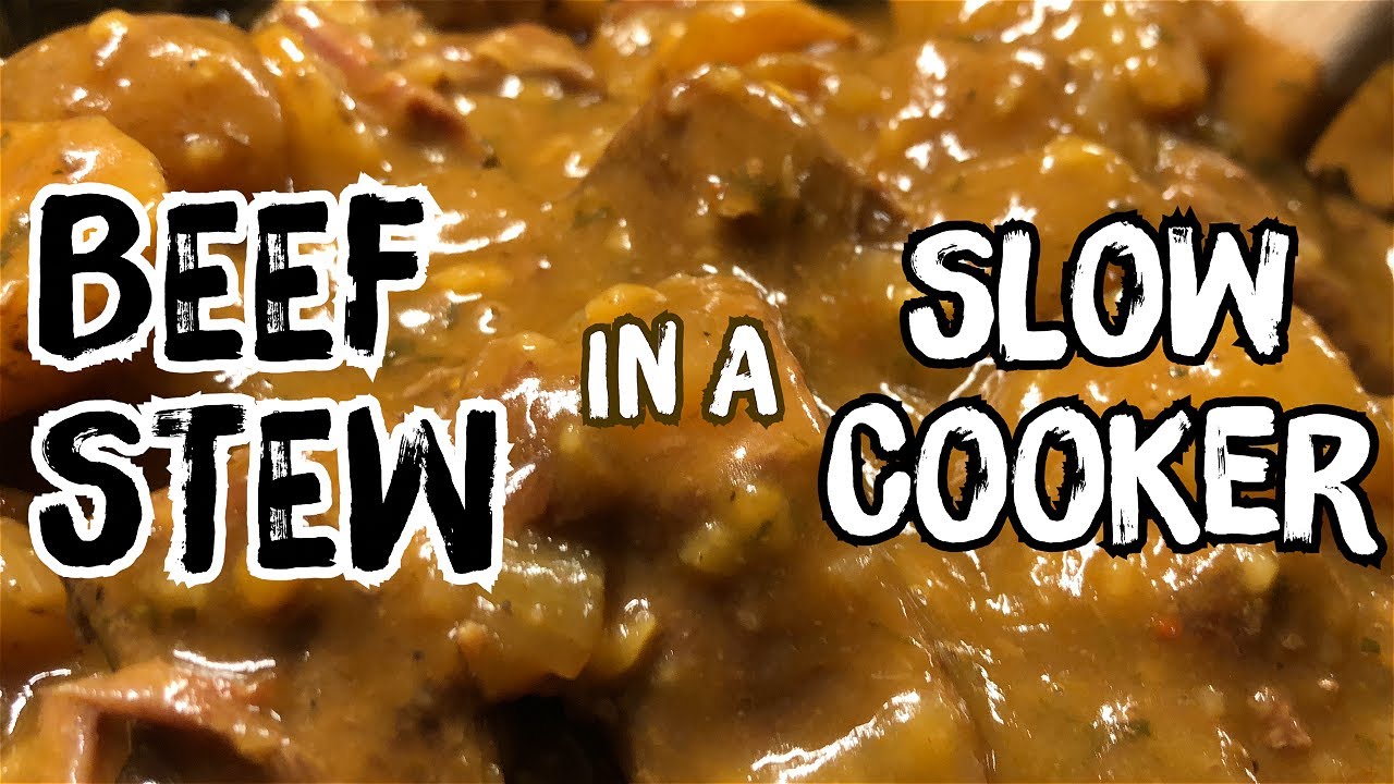 How to Make Homemade BEEF STEW in a Crock Pot Impossibly Kosher YouTube