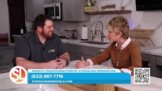 Dont move, Granite Transformations can remodel your kitchen and bathroom for a whole new look!