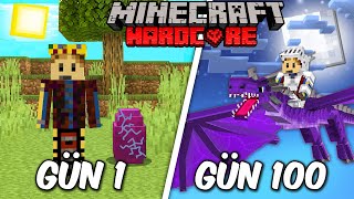 Minecraft EJDERHA ÇAĞINDA 100 GÜN Geçirdim! İşte Olanlar...