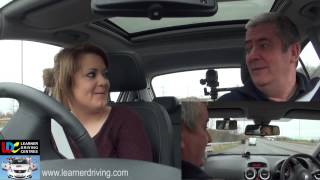 Claire's 15th driving lesson - Higher speed busier roads and junctions (9 and 11)