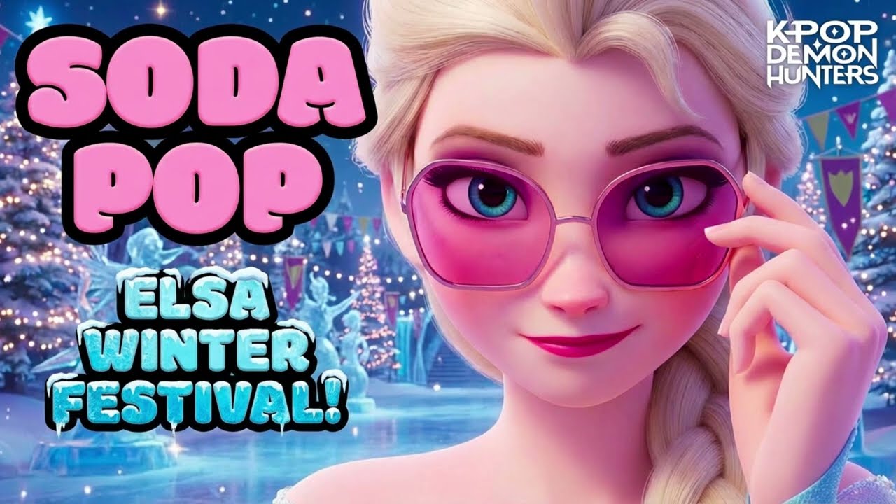 "Soda Pop" - Elsa (Saja Boys Ice Smoothie) ❄️💫 | Frozen x KPop Demon Hunters