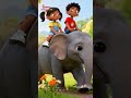 Big Big Elephant Song | English Nursery Rhymes for Children's | Galatta Kids | Shorts