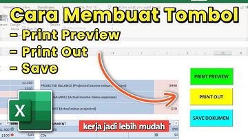 Cara Membuat Tombol Print Otomatis di Excel