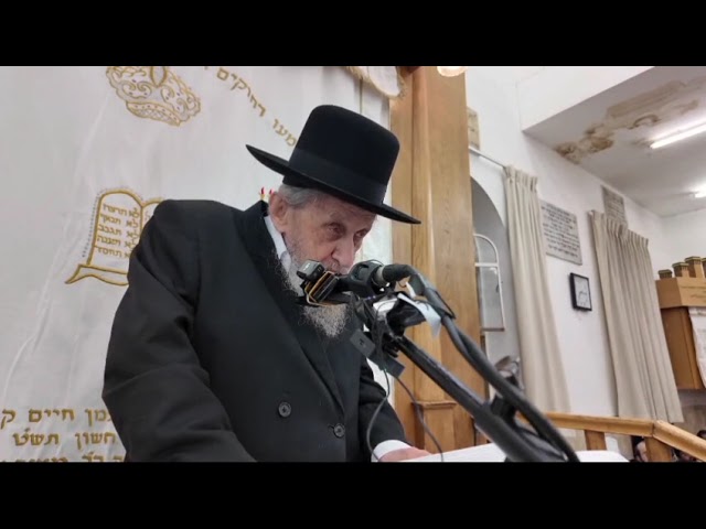 Harav Dov Landua Shlita at Mir Yeshiva - Aseres Yemei Teshuva