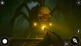 Scary Spider Train Adventure - Horror Spider Train - Android GamePlay screenshot 2