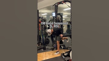 Dumbbell Hand Supported Single Leg RDL