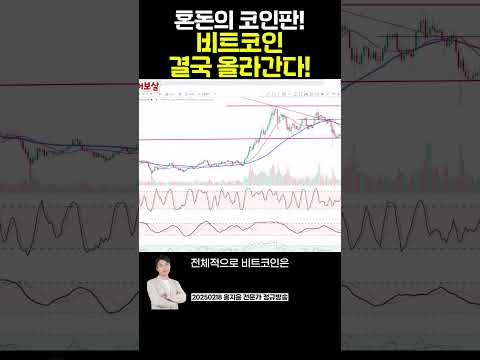 #비트코인  대혼돈의 코인판! 하지만 비트코인 결국은 올라간다!! | 홍지윤 전문가