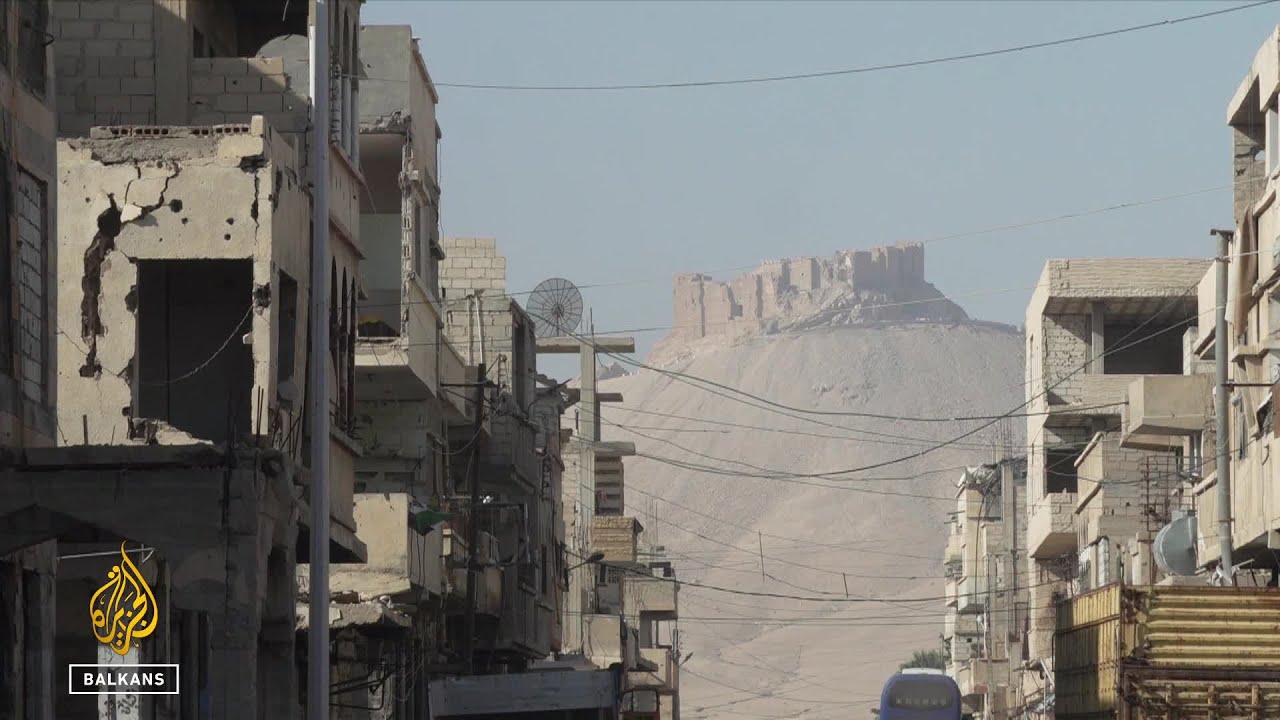 تغييرات في مدينة تدمر القديمة، وهي مركز سابق للقتال بين الجماعات المسلحة
