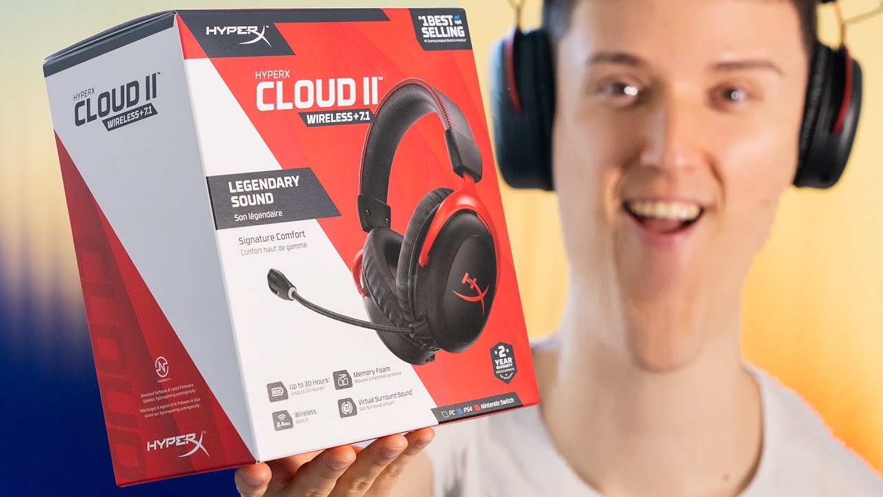 HyperX Auriculares gaming inalámbricos Cloud II Core