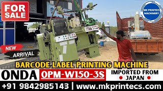 ONDA OPM-W150-3S FROM JAPAN | BARCODE &amp; SHIPPING LABEL PRINTING MACHINE | MK PRINTECS | 09842985143