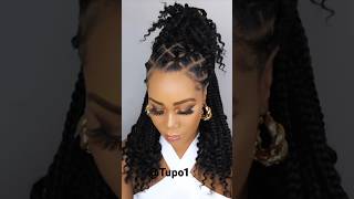 🔥Easy style…Subscribe to my Channel (Tupo1) #hairstyle #braids #boxbraids #protectivestyling