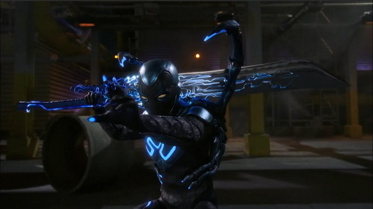 Blue Beetle DCU Powers and Fight Scenes   Blue Beetle