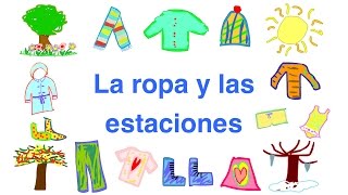 Im Bilingual Spanish Vocabulary For Kids Lesson 6 La Ropa Y Las Estaciones - Clothes And Seasons