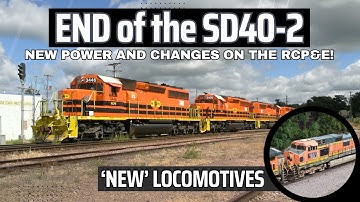 END of the SD40-2 on the Rapid City, Pierre, and Eastern - NEW Locomotives for The Railroad-