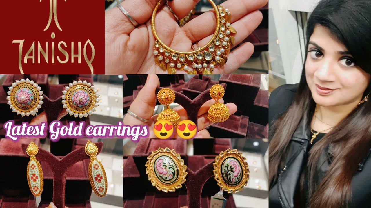 Buy Yellow Gold, White Earrings for Women by Pc Jeweller Online | Ajio.com