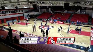 Carthage Men's Volleyball vs. Loras 2026_2_28