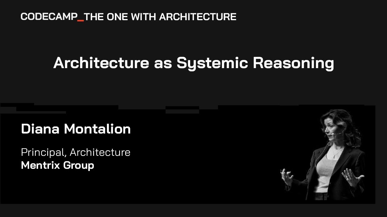 Architecture as Systemic Reasoning, with Diana Montalion