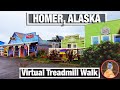 City Walks - Homer Alaska Old Downtown Area - Virtual Treadmill Walking Tour - Kenai Peninsula