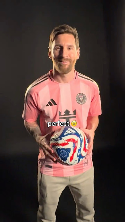 The club world cup ball is right at home with Messi ๐โฝ๏ธ #adidas #football #clubworldcup #messi