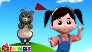 Beruang pergi ke atas gunung | Lagu kanak kanak | Framees Malaysia | Video pendidikan