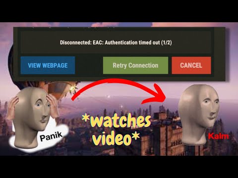 Disconnected : EAC : Authentication timed out (1/2) 2022 Updated