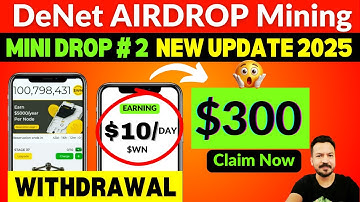 Denet Airdrop Withdrawal & Watcher Node Mining 😲 Denet Storage New Update | PEAQ Airdrop Withdrawal