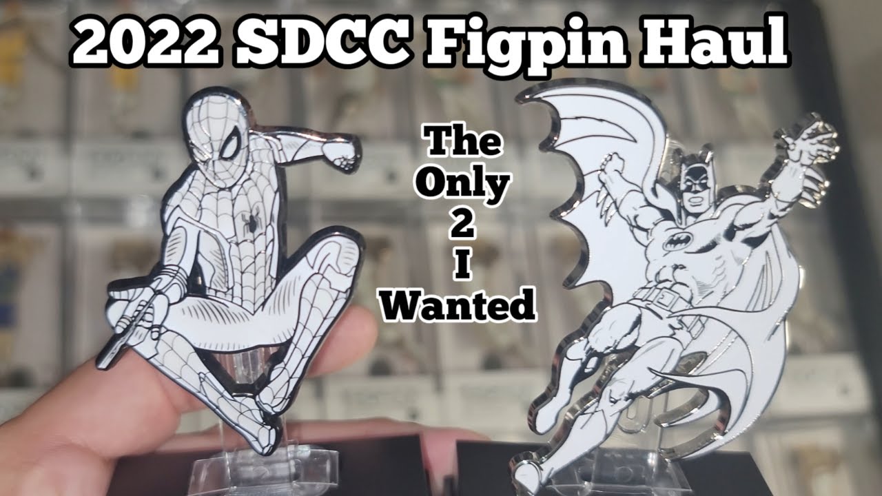 2022 SDCC Figpin Haul - The Only 2 I Wanted - San Diego Comic Con Batman & Spider-Man