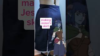 Jester Lavorre cosplay skirt tutorial