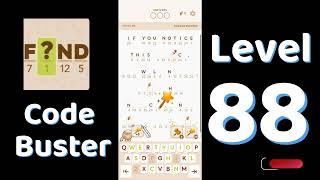 Code Busters Level 88 Walkthrough 🧩 | All Puzzle Solutions| Solutionguruji