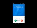 Sony Xperia XA1 Incoming Call 