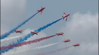 2026 RAF Red Arrows - EAA Airventure Oshkosh (Sunday) 7/26 [LAST DEMO IN THE U.S.A WITH HAWK T1] 
