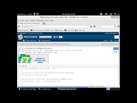 Install Tor - Polipo proxy sqlmap